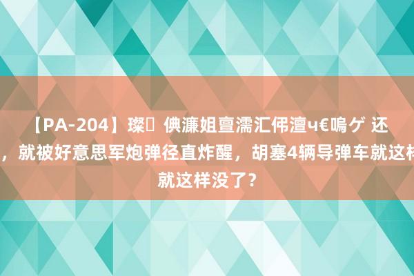 【PA-204】璨倎濂姐亶濡汇伄澶ч€嗚ゲ 还没睡醒，就被好意思军炮弹径直炸醒，胡塞4辆导弹车就这样没了？