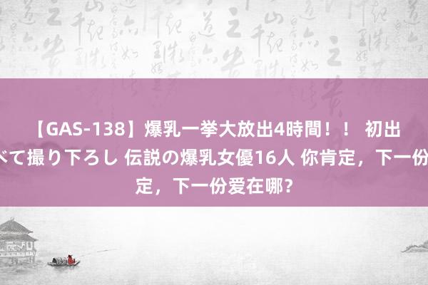 【GAS-138】爆乳一挙大放出4時間！！ 初出し！すべて撮り下ろし 伝説の爆乳女優16人 你肯定，下一份爱在哪？