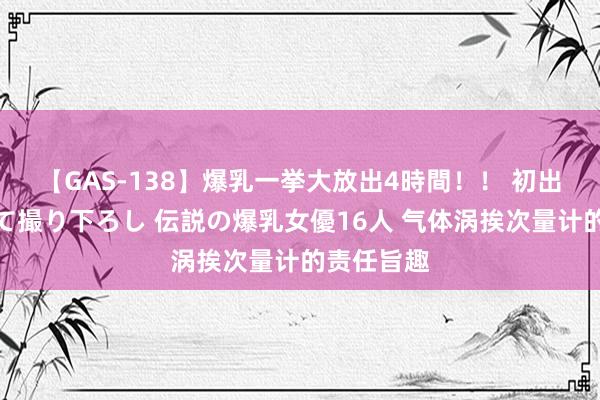 【GAS-138】爆乳一挙大放出4時間！！ 初出し！すべて撮り下ろし 伝説の爆乳女優16人 气体涡挨次量计的责任旨趣