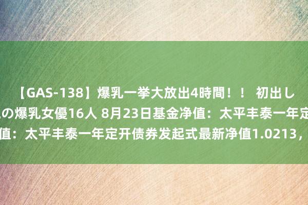 【GAS-138】爆乳一挙大放出4時間！！ 初出し！すべて撮り下ろし 伝説の爆乳女優16人 8月23日基金净值：太平丰泰一年定开债券发起式最新净值1.0213，涨0.04%