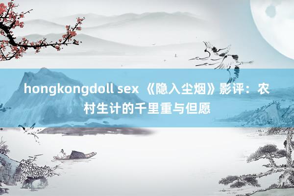 hongkongdoll sex 《隐入尘烟》影评：农村生计的千里重与但愿