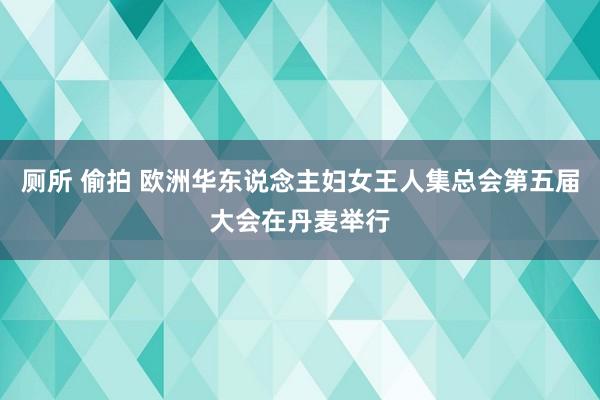 厕所 偷拍 欧洲华东说念主妇女王人集总会第五届大会在丹麦举行