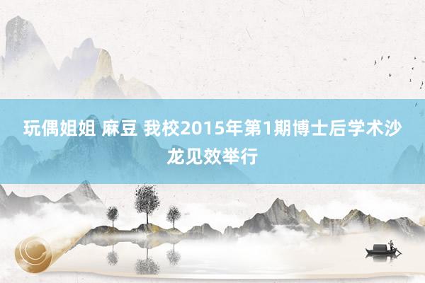 玩偶姐姐 麻豆 我校2015年第1期博士后学术沙龙见效举行